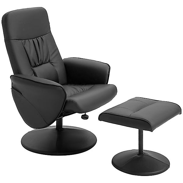 HOMCOM Relaxsessel mit Fußhocker Relaxsessel Schwenkersessel 360° drehbar u günstig online kaufen