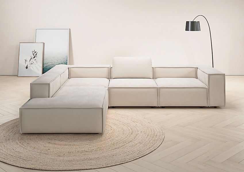 Home affaire Ecksofa "Watertown moderne L-Form" Breite 311 cm günstig online kaufen