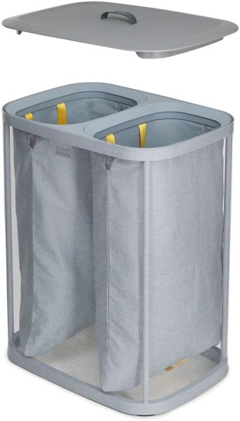 Joseph Joseph Wäschekorb "Tota" 2 Fächer, abnehmbare Tragetaschen mit Handg günstig online kaufen