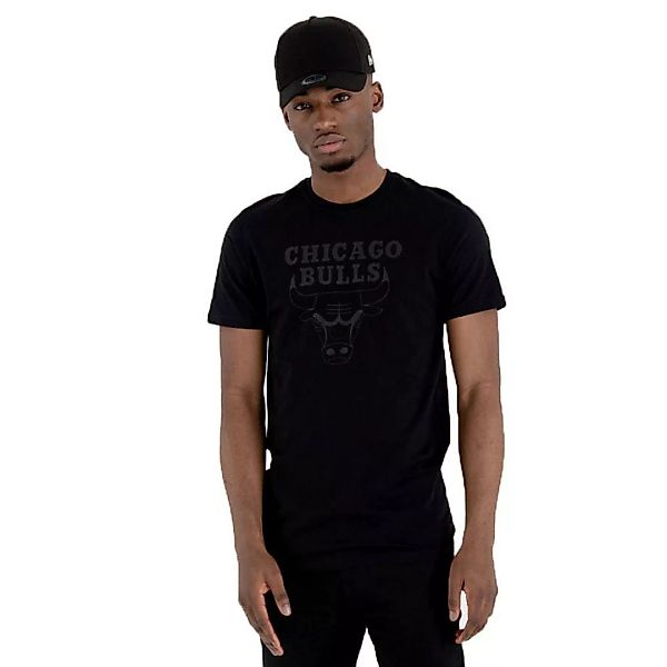 New Era Team Logo Chicago Bulls Kurzärmeliges T-shirt XS-S Black günstig online kaufen
