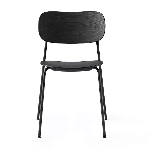 Menu - Co Dining Chair - schwarz/lackiert/BxHxT 50x85x49,5cm/Gestell schwar günstig online kaufen