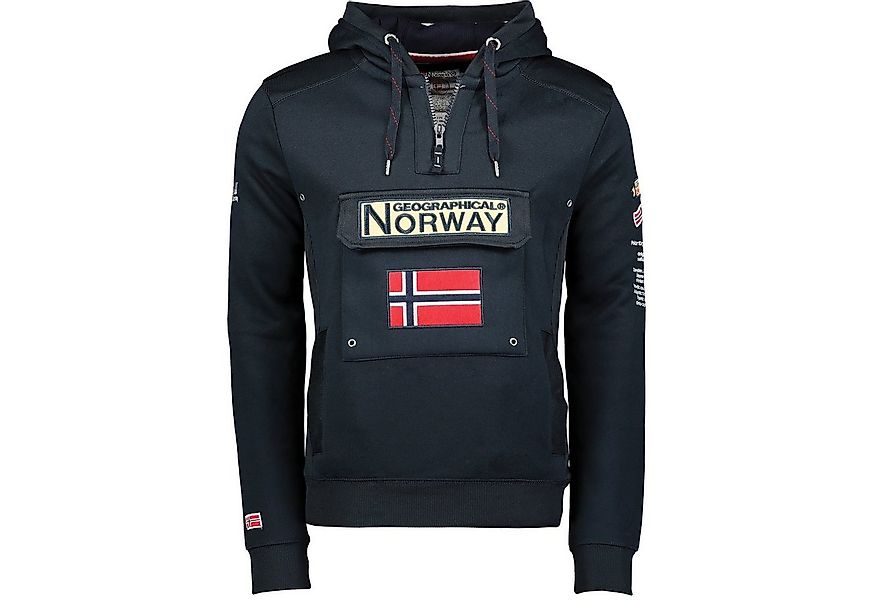 Geographical Norway Kapuzenpullover Gymclass by leyoley mit großer Bauchtas günstig online kaufen