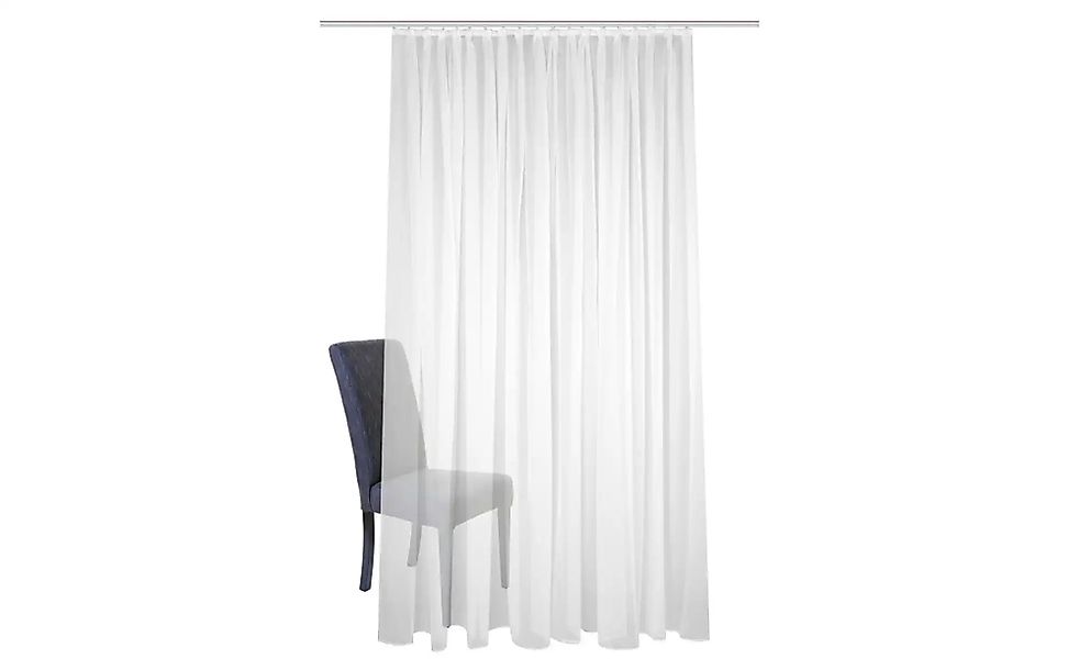 HOME WOHNIDEEN Vorhang Fertigstore SABLIO uni, Faltenband, weiß oder wollwe günstig online kaufen