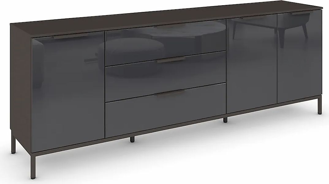 rauch Kombikommode "Kommode Türkommode Sideboard Kombikommode FLIPP mit Gla günstig online kaufen