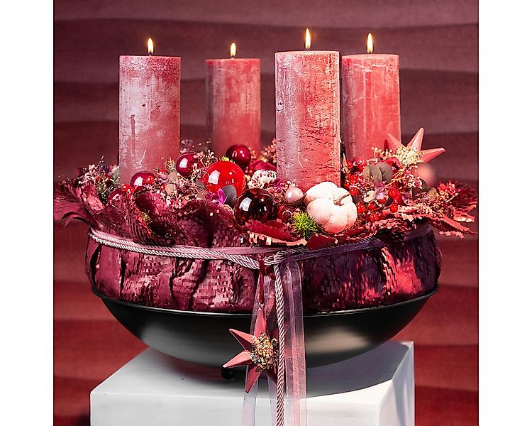 Viana Stumpenkerze Elegante Stumpenkerzen mit Marmoroptik für Dekoration un günstig online kaufen