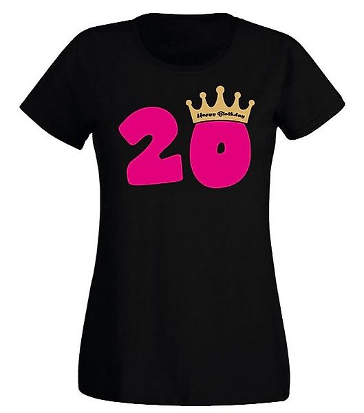 G-graphics T-Shirt Damen T-Shirt - 20 – Happy Birtday – mit Krone zum 20. G günstig online kaufen