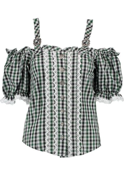 OS Trachten Trachtenbluse Batoya Tailliert, Träger günstig online kaufen