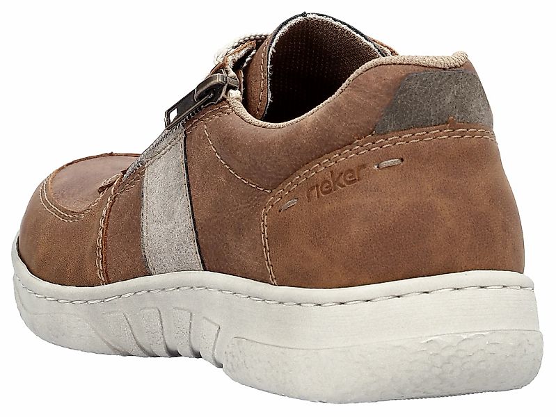 Rieker Schnürschuh mit Außenreißverschluss, Freizeitschuh, Halbschuh, günstig online kaufen
