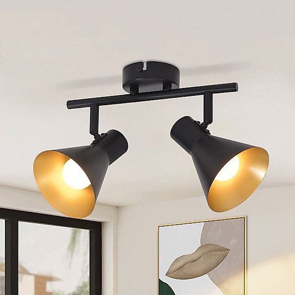 ZMH Deckenleuchten Deckenstrahler Schwarz Deckenlampen E14 günstig online kaufen