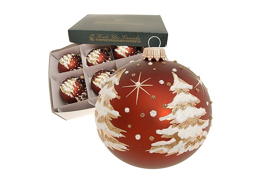 Krebs Glas Lauscha Christbaumschmuck Glaskugel 6er Set - Winterbaum & Morge günstig online kaufen