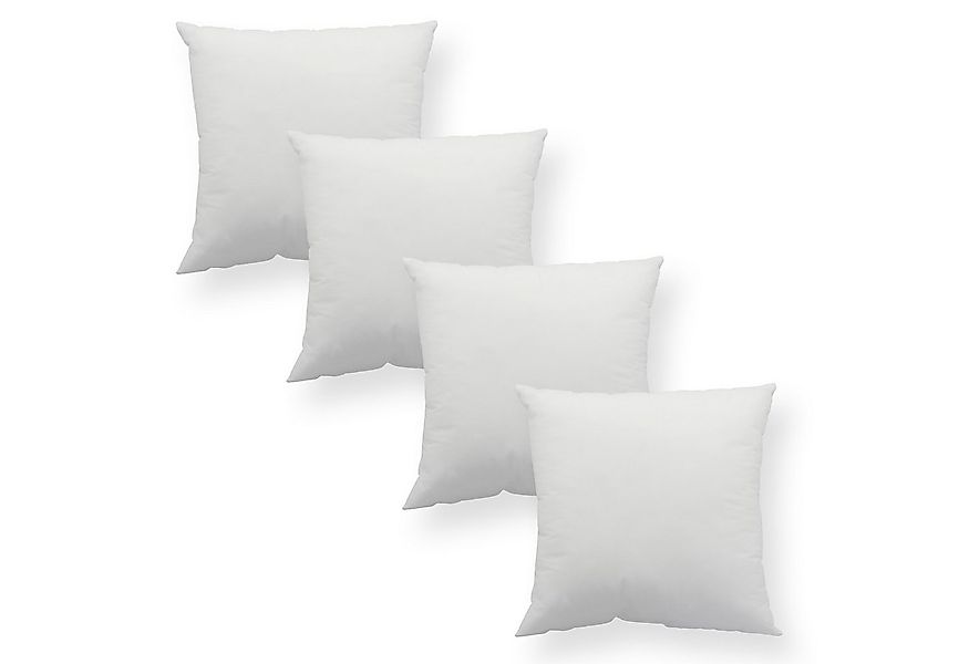 Haus und Deko Kopfkissen 4er Pack Füllkissen Microfaser Kissenfüllung Kopfk günstig online kaufen