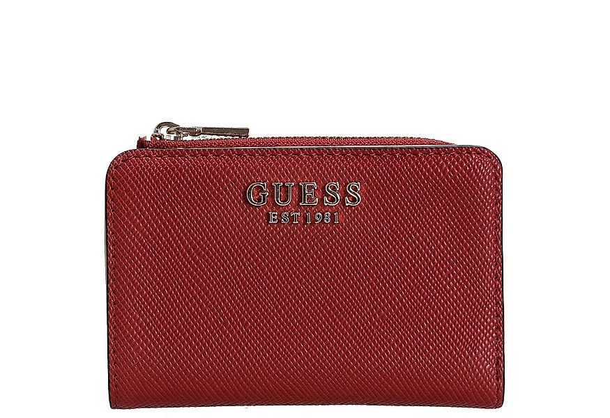 Guess Geldbörse Laurel II SLG Zip Around - Geldbörse 2cc 12 cm (garnet) günstig online kaufen