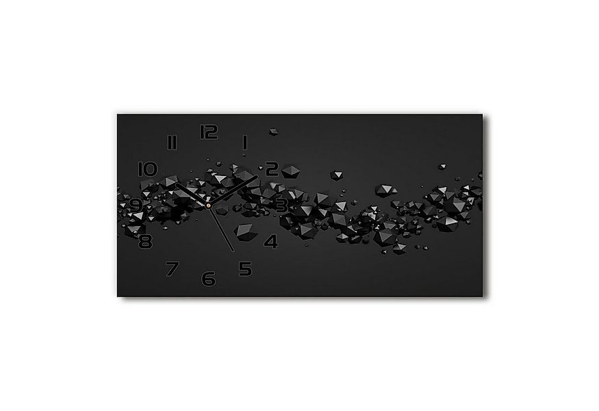 Tulup Wanduhr aus Glas Glasbild Glasuhr Gehärtetes 3D Abstraktion 60 cm x 3 günstig online kaufen