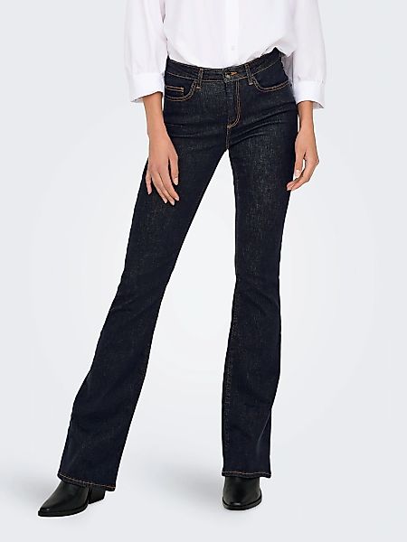 ONLY Skinny-fit-Jeans "ONLBLUSH MID FL STAYBLUE DNM REA023NOOS" günstig online kaufen