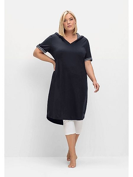 Sheego Shirtkleid Große Größen mit Kontrastdetails günstig online kaufen