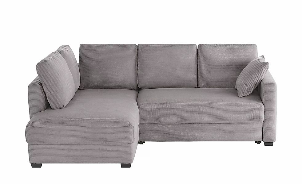 bobb Ecksofa mit Boxspringpolsterung  Lisa de Luxe ¦ grau ¦ Maße (cm): B: 2 günstig online kaufen