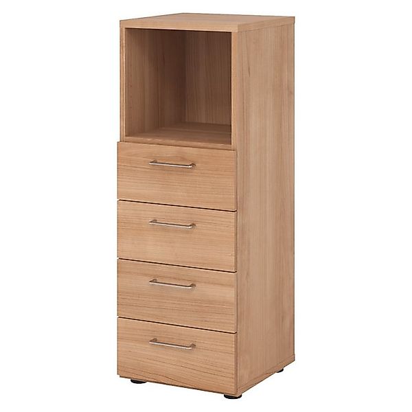 bümö Aktenschrank smart Schubladen Kombi - 4 Schübe Dekor: Nussbaum günstig online kaufen