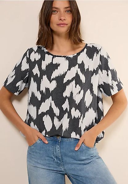 Cecil Shirtbluse, mit Rundhalsausschnitt günstig online kaufen