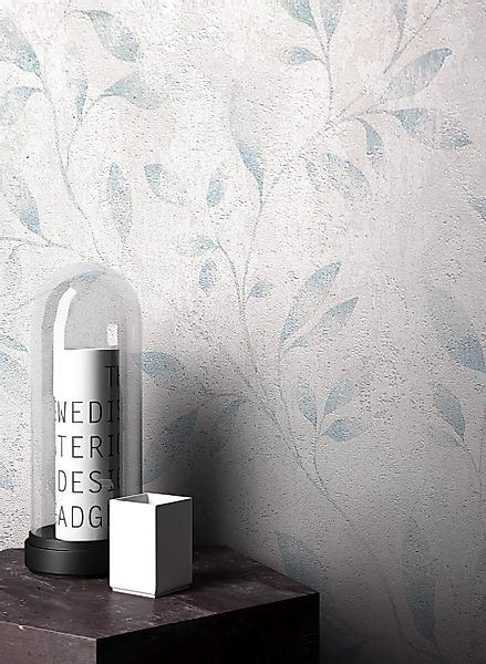 Newroom Vliestapete, Weiß Tapete Floral Leicht günstig online kaufen
