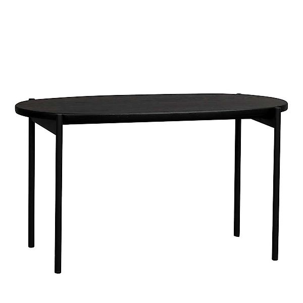 Sofatisch in Schwarz ovale Form günstig online kaufen