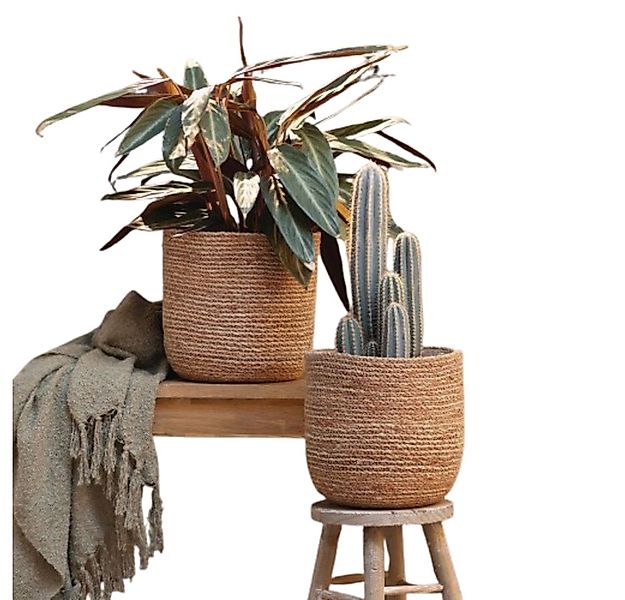 Home-trends24.de Pflanzkübel Pflanzkorb Pflanzkübel Korb Übertopf Blumenkor günstig online kaufen