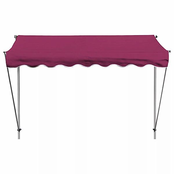 Klemm-Markise Ontario bordeaux B/L: ca. 255x130 cm günstig online kaufen