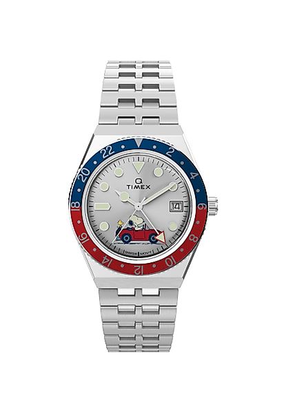 Timex Quarzuhr Q Timex GMT x günstig online kaufen