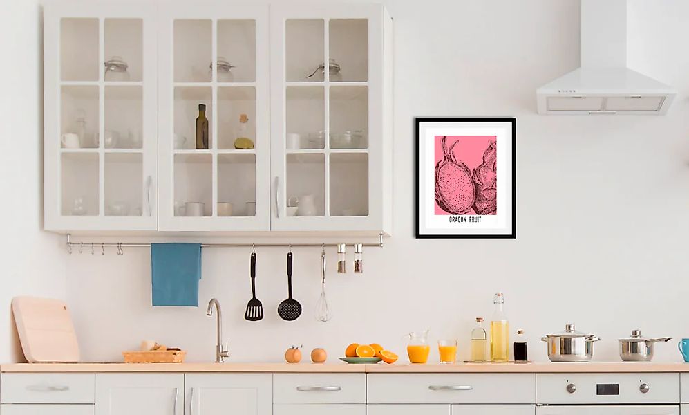 queence Bild "Dragon Fruit", Obst-Obst Bilder-Essen-Lebensmittel-Kunst-Schr günstig online kaufen