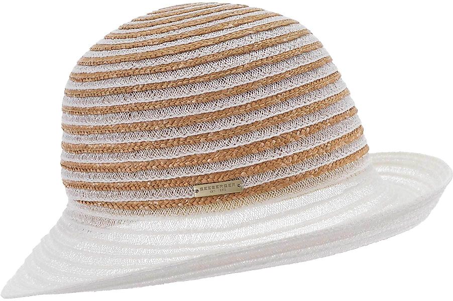 Seeberger Strohhut Naturstrohmix Glocke mit Aufschlag günstig online kaufen