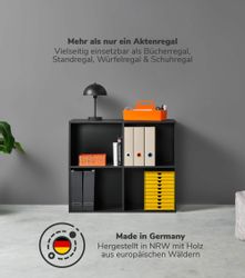 mokebo Aktenregal Der Verstauer, 4 Fächer, günstig online kaufen