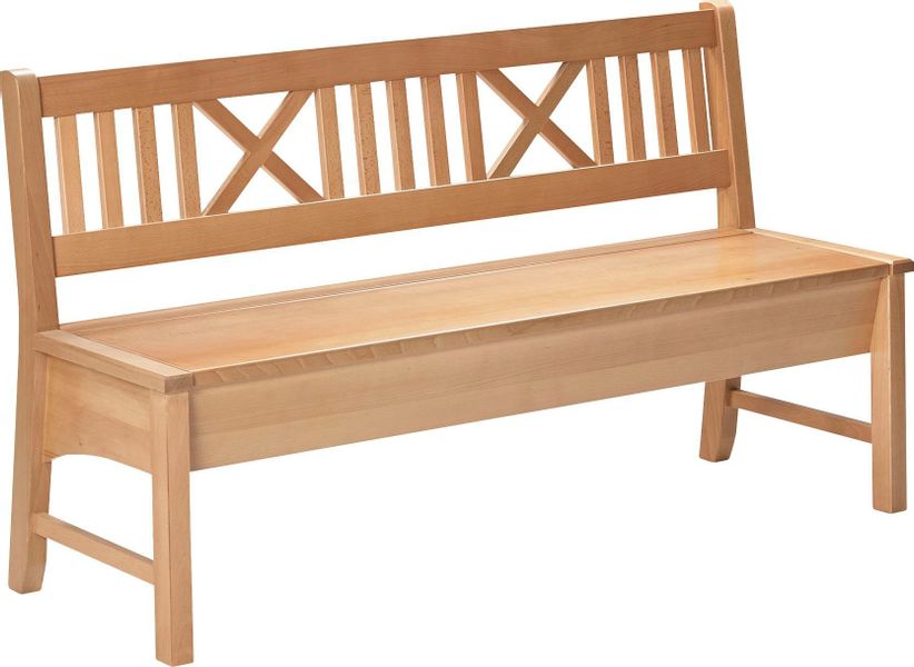 massivline&more Truhenbank "Bodensee" 1 Stk. tlg. Breite 166 cm günstig online kaufen