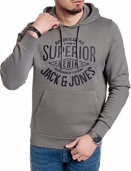 Jack & Jones Hoodie mit Kängurutasche, mit Kapuze, mit Logodruck günstig online kaufen