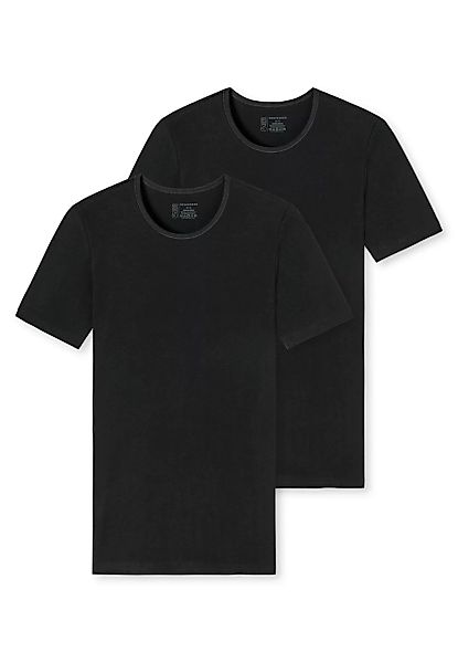 Schiesser T-Shirt Herren T-Shirt 2er Pack - Serie "95/5", Rundhals günstig online kaufen