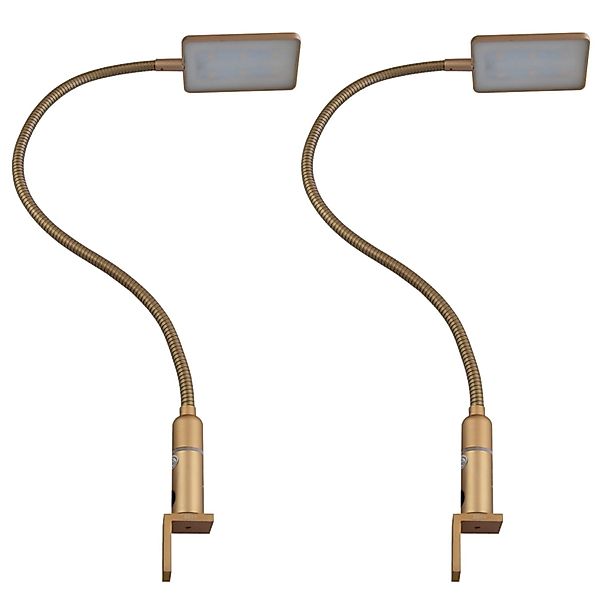 kalb LED Bettleuchte 4W Dimmbar Warmweiß Leseleuchte Flexibler Schwanenhals günstig online kaufen