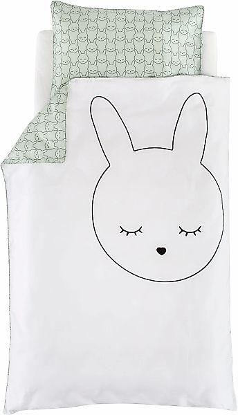 Träumeland Babybettwäsche "kuschelweiche Bettwäsche Kuschelhase" 2 Stk. tlg günstig online kaufen