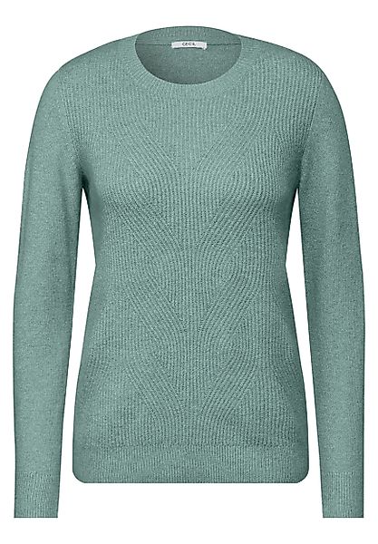 CECIL Strandpullover TOS_Cosy cable_mix iced salvia günstig online kaufen