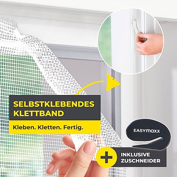 EASYmaxx Insektenschutz-Fensterrahmen Insect Protect Insektenschutzgitter 1 günstig online kaufen