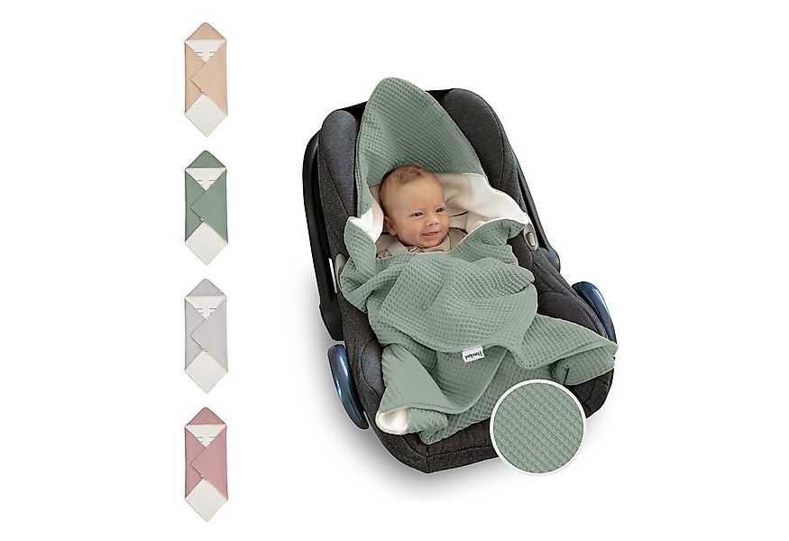 Einschlagdecke Babyschale, Babydecke für Kindersitz oder Kinderwagen, Ehren günstig online kaufen