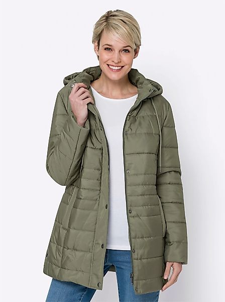 Classic Basics Steppjacke mit Kapuze günstig online kaufen