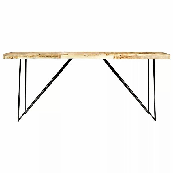 Esstisch 180×90×76 Cm Mango Massivholz günstig online kaufen