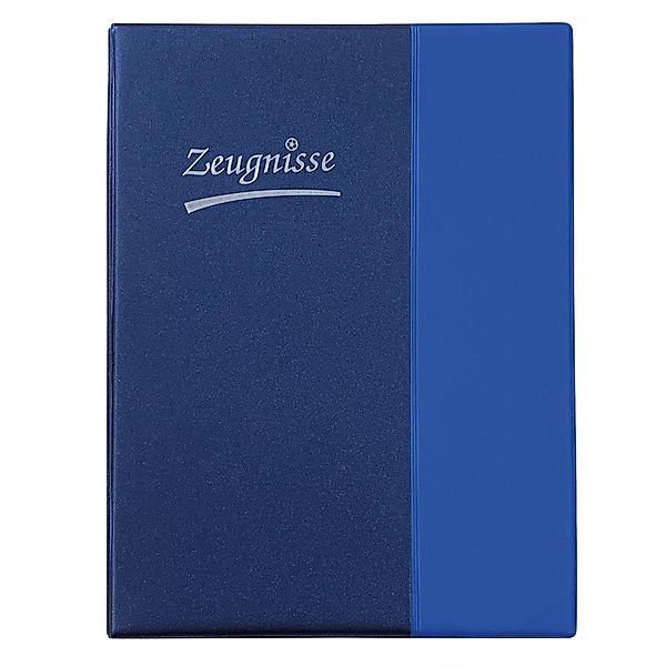 Idena Ringbuchmappe Zeugnismappe, DIN A4, Blau, günstig online kaufen