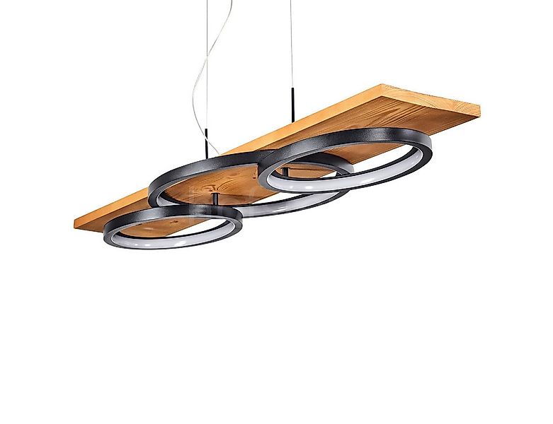 hofstein Pendelleuchte »Palermo« Hängelampe aus Metall/Holz/Kunststoff in N günstig online kaufen