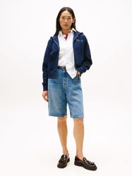 Tommy Hilfiger Sweatjacke "SCRIPT REG PIQUE ZIP-UP HOODIE" mit Tommy Hilfig günstig online kaufen