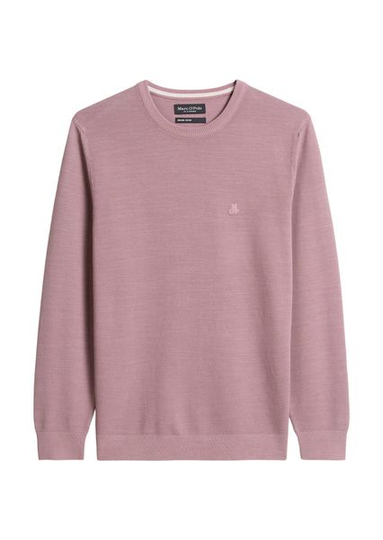 Marc O'Polo Rundhalspullover in Piqué-Struktur günstig online kaufen