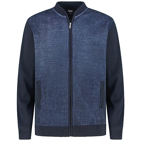 Hajo Strickjacke mit Strukturmuster Farbe marine Größe: 5XL günstig online kaufen