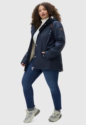 Ragwear Regenjacke "Marge" mit Kapuze warm gefütterter Damen Winter Regenma günstig online kaufen