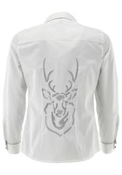 OS Trachten Trachtenbluse Slidix Tailliert, Haifischkragen, günstig online kaufen