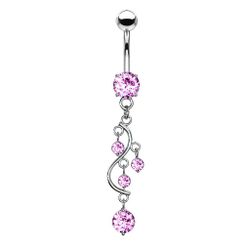 Taffstyle Bauchnabelpiercing Bauchnabelpiercing Banane Wein Anhänger günstig online kaufen