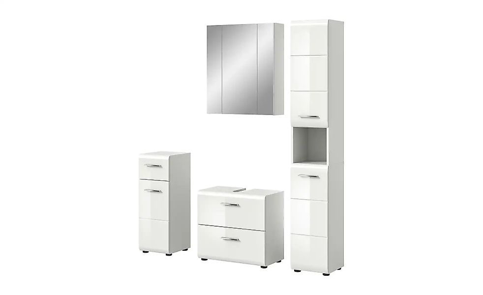 Badkombination  Igelsbachsee ¦ weiß ¦ Maße (cm): B: 150 H: 185 Schränke > B günstig online kaufen