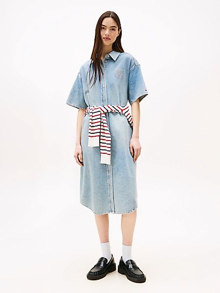Tommy Jeans Jeanskleid "TJW DENIM SHIRTDRESS SS" günstig online kaufen